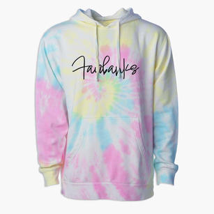 Fairbanks Louisiana Freestyle Premium Tie-Dye Hoodie