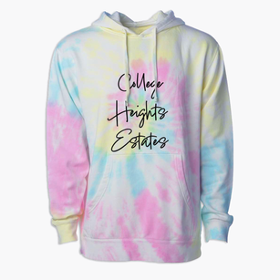 College Heights Estates Maryland Freestyle Premium Tie-Dye Hoodie