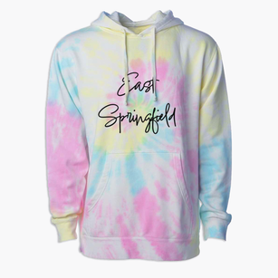 East Springfield New Hampshire Freestyle Premium Tie-Dye Hoodie