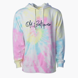 Old Baltimore Maryland Freestyle Premium Tie-Dye Hoodie