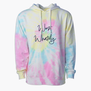 West Whately Massachusetts Freestyle Premium Tie-Dye Hoodie