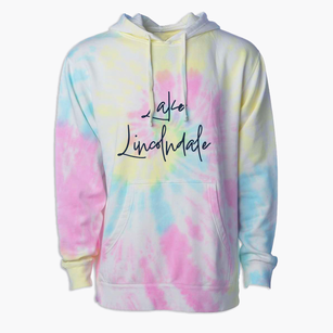 Lake Lincolndale New York Freestyle Premium Tie-Dye Hoodie