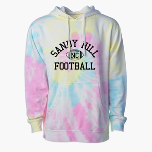Sandy Hill North Carolina Football Premium Tie-Dye Hoodie