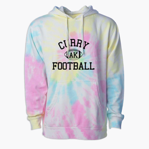 Curry Alaska Football Premium Tie-Dye Hoodie