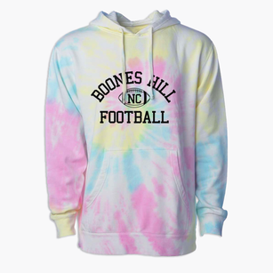 Boones Hill North Carolina Football Premium Tie-Dye Hoodie