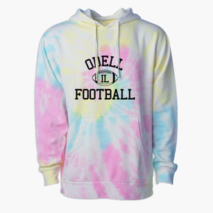 Odell Illinois Football Premium Tie-Dye Hoodie