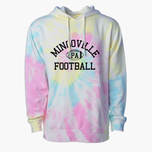 Mingoville Pennsylvania Football Premium Tie-Dye Hoodie