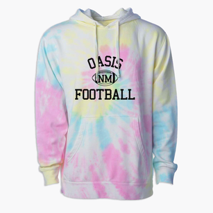 Oasis New Mexico Football Premium Tie-Dye Hoodie