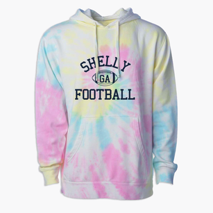 Shelly Georgia Football Premium Tie-Dye Hoodie