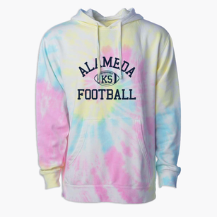 Alameda Kansas Football Premium Tie-Dye Hoodie