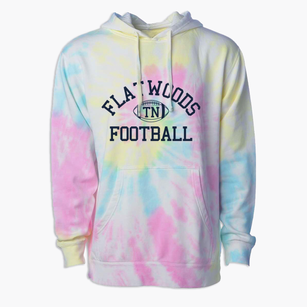 Flatwoods Tennessee Football Premium Tie-Dye Hoodie