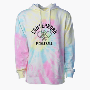 Centerburg Ohio Pickleball Premium Tie-Dye Hoodie