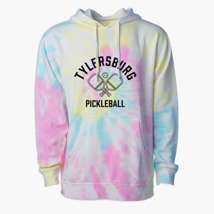 Tylersburg Pennsylvania Pickleball Premium Tie-Dye Hoodie