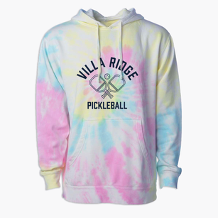 Villa Ridge Oregon Pickleball Premium Tie-Dye Hoodie