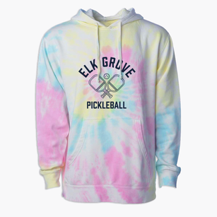 Elk Grove Wisconsin Pickleball Premium Tie-Dye Hoodie