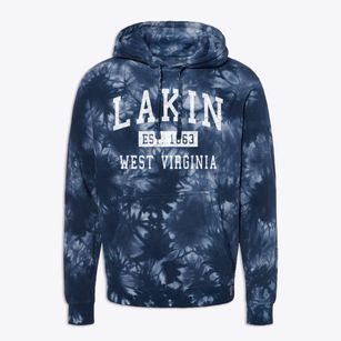Lakin West Virginia Classic Established Premium Tie-Dye Hoodie