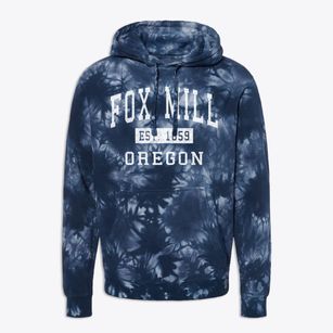 Fox Mill Oregon Classic Established Premium Tie-Dye Hoodie