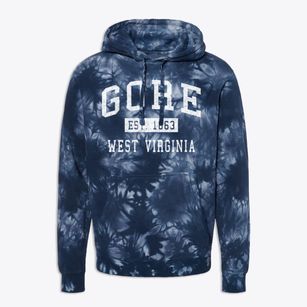 Gore West Virginia Classic Established Premium Tie-Dye Hoodie