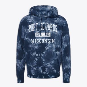 Port Edwards Wisconsin Classic Established Premium Tie-Dye Hoodie