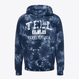 Tell Pennsylvania Classic Established Premium Tie-Dye Hoodie