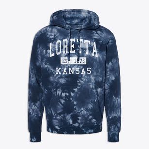 Loretta Kansas Classic Established Premium Tie-Dye Hoodie