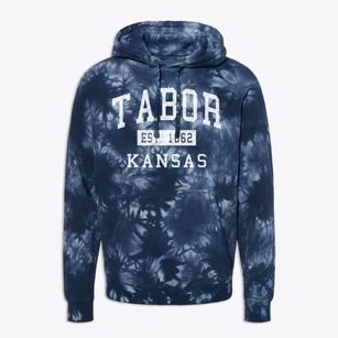 Tabor Kansas Classic Established Premium Tie-Dye Hoodie