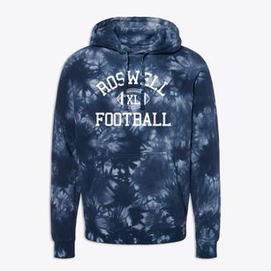 Roswell High School Classic Football Premium Tie-Dye Hoodie
