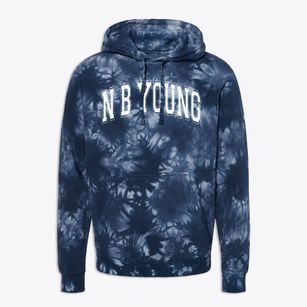 N B Young Middle Magnet School Varsity Arch Premium Tie-Dye Hoodie