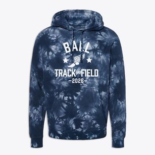 Ball High School Track and Field Premium Tie-Dye Hoodie