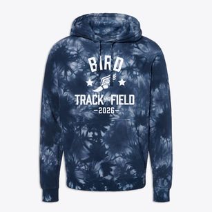 Bird Elementary School Track and Field Premium Tie-Dye Hoodie