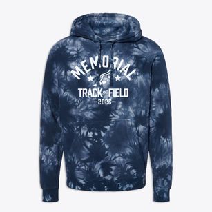 Memorial Elementary School Track and Field Premium Tie-Dye Hoodie