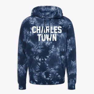 Charles Town West Virginia Classic Block Premium Tie-Dye Hoodie