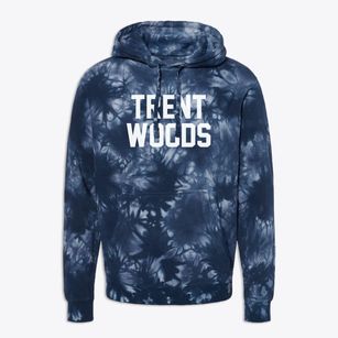 Trent Woods North Carolina Classic Block Premium Tie-Dye Hoodie