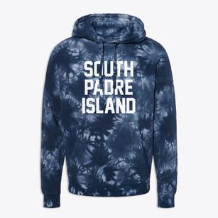 South Padre Island Texas Classic Block Premium Tie-Dye Hoodie