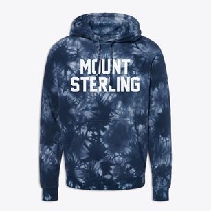Mount Sterling Illinois Classic Block Premium Tie-Dye Hoodie