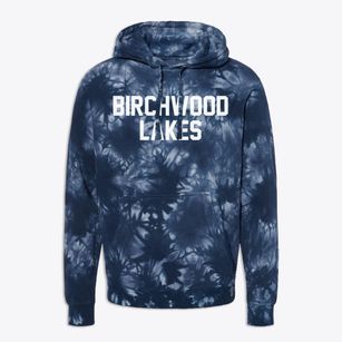 Birchwood Lakes Pennsylvania Classic Block Premium Tie-Dye Hoodie