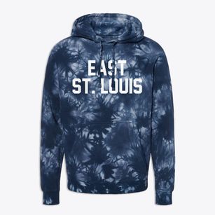 East St. Louis Illinois Classic Block Premium Tie-Dye Hoodie
