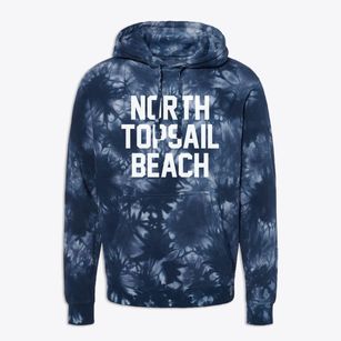 North Topsail Beach North Carolina Classic Block Premium Tie-Dye Hoodie
