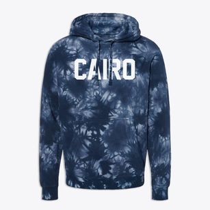 Cairo West Virginia Classic Block Premium Tie-Dye Hoodie