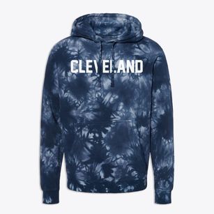 Cleveland Ohio Classic Block Premium Tie-Dye Hoodie