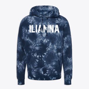 Iliamna Alaska Classic Block Premium Tie-Dye Hoodie
