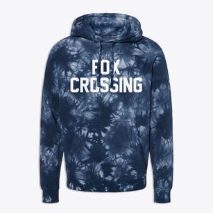 Fox Crossing Wisconsin Classic Block Premium Tie-Dye Hoodie
