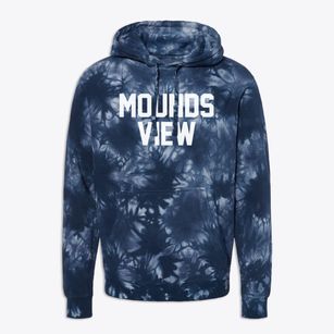 Mounds View Minnesota Classic Block Premium Tie-Dye Hoodie