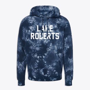 Lake Roberts New Mexico Classic Block Premium Tie-Dye Hoodie