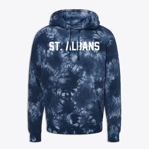 St. Albans West Virginia Classic Block Premium Tie-Dye Hoodie