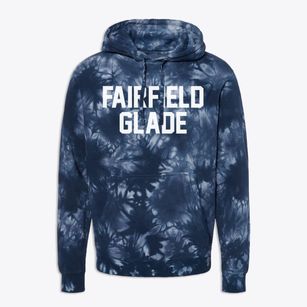 Fairfield Glade Tennessee Classic Block Premium Tie-Dye Hoodie