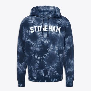 Stoneham Massachusetts Classic Curve Premium Tie-Dye Hoodie
