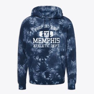 Memphis Texas Athletic Dept Premium Tie-Dye Hoodie