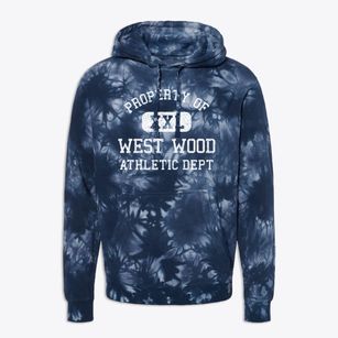 West Wood Utah Athletic Dept Premium Tie-Dye Hoodie