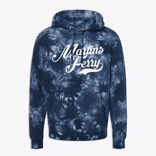 Martins Ferry Ohio Vintage Team Premium Tie-Dye Hoodie